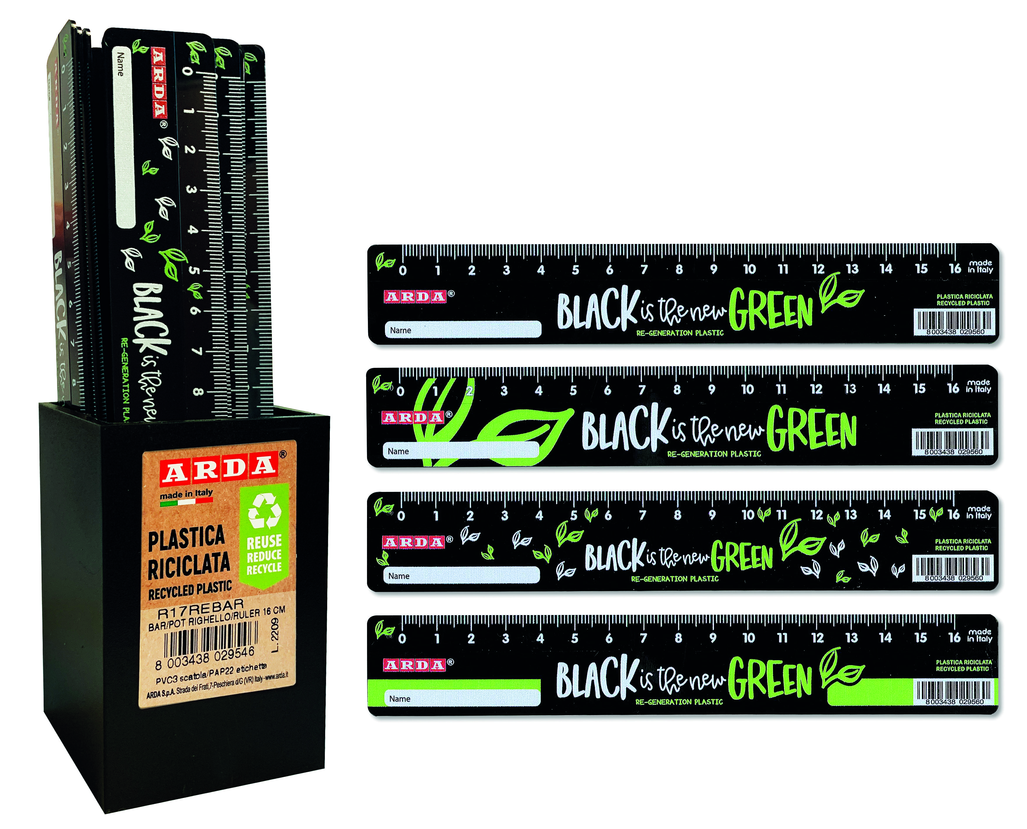 BARATTOLO RIGHELLI 16CM RE-GENERATION R17REBAR