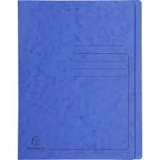 CARTELLETTE CON PRESSINO 355GR BLU 39992E