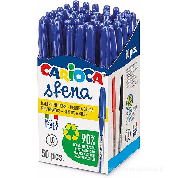 CARIOCA PENNE A SFERA BLU 50PZ 41643/02