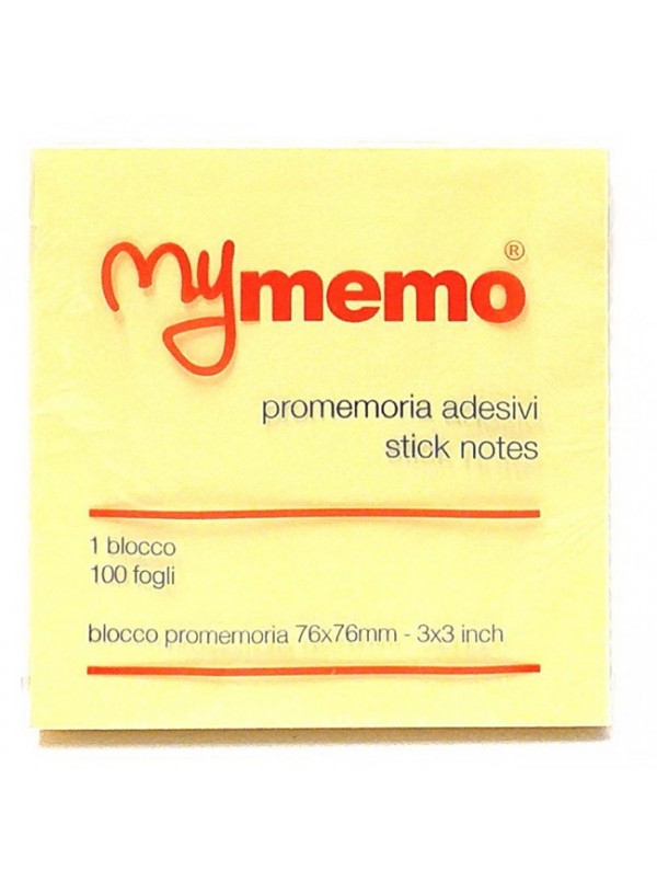 MY MEMO 76X102 GIALLO 12PZ 30NIK005/MY
