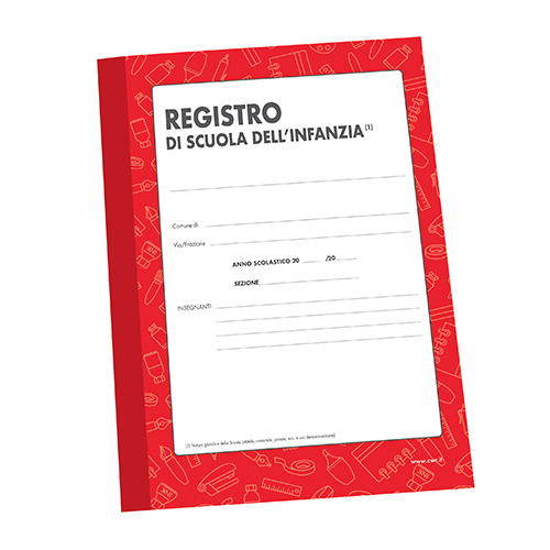 REGISTRO SCUOLA INFANZIA 52 PAGINE 11472