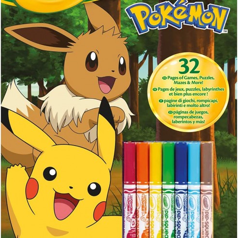 ALBUM ATTIVITA' COLORING POKEMON 04-2746