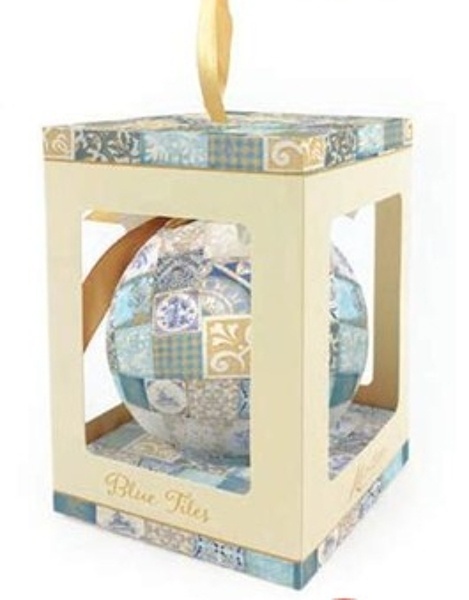 SFERA NATALIZIA BLUE TILES 22908000