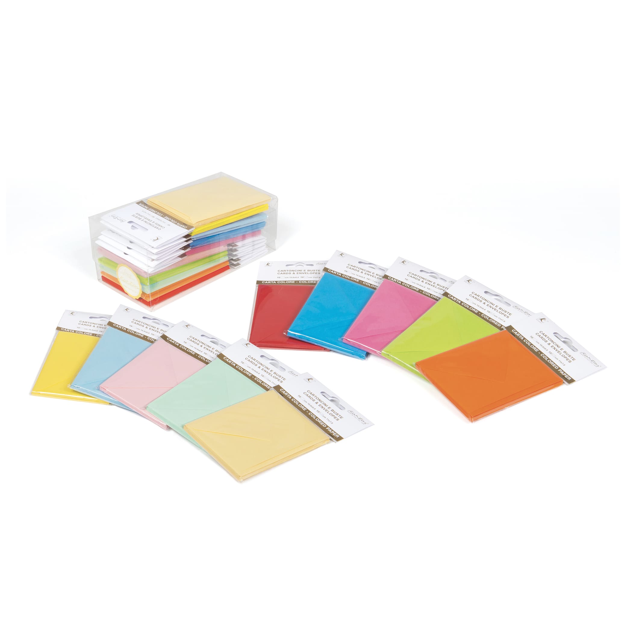 BIGLIETTI E BUSTE ARMONIA MULTICOLOR 10/10 F.TO 4 25003315