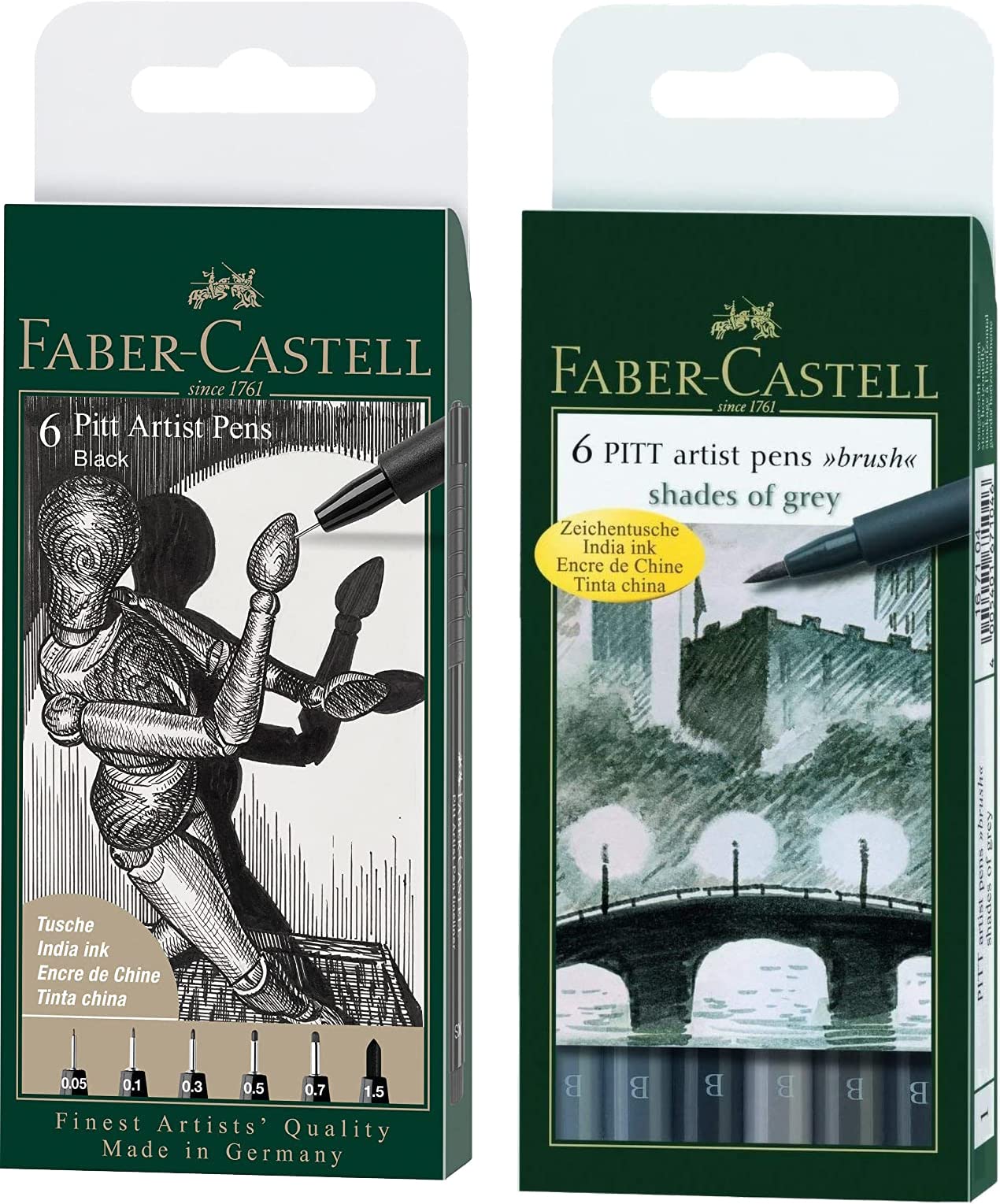 PENNA PITT ARTIST PEN COL 199 6PZ 167154