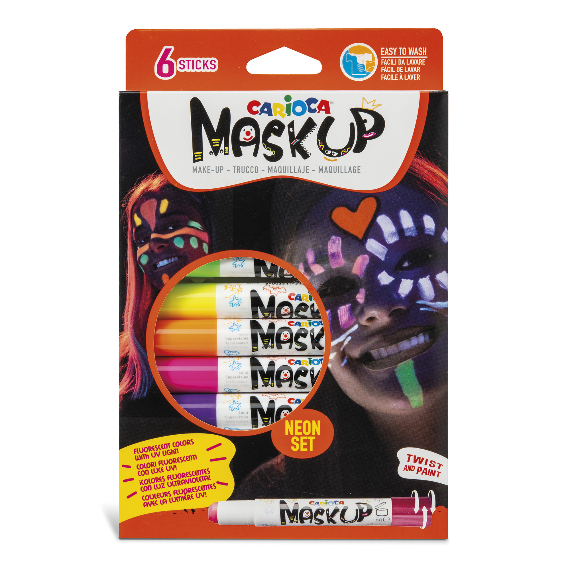 CARIOCA MASKUP NEON 6PZ 43156