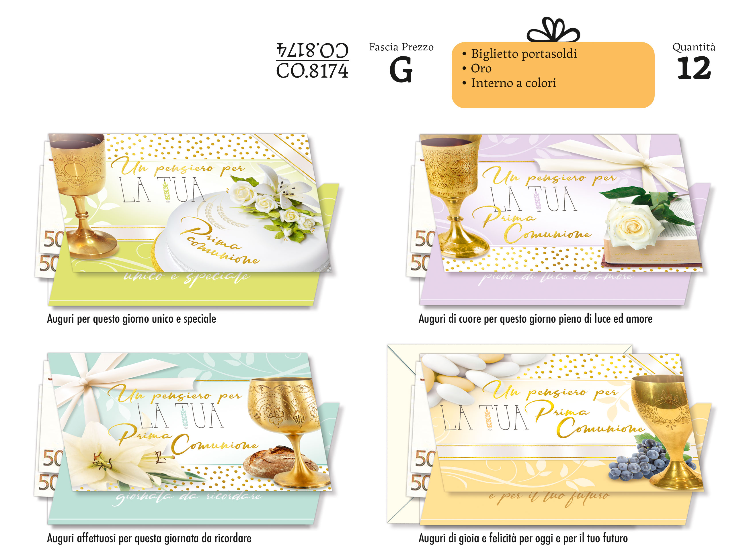 BIGLIETTI GORJUSS AUGURI DA SOGNO GJ.7670