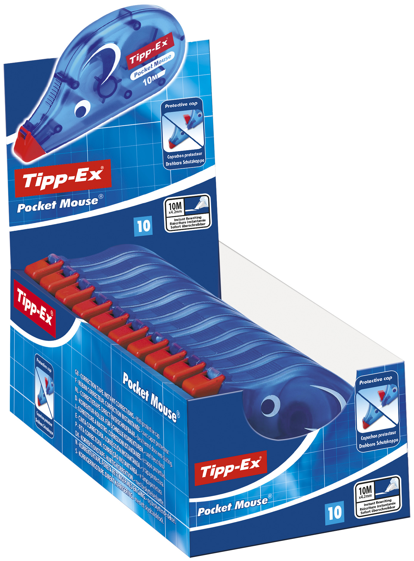 CORRETTORE TIPPEX POCKET MOUSE 10M 10PZ 8207892