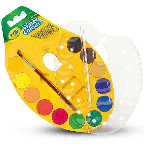 TAVOLOZZA ACQUERELLI 12PZ 53-8434