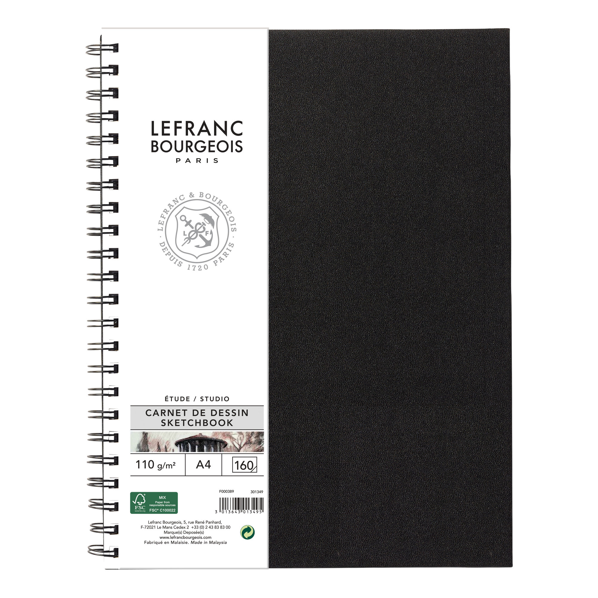 LB STUDIO SKETCHBOOK SPIRALE A4 301349