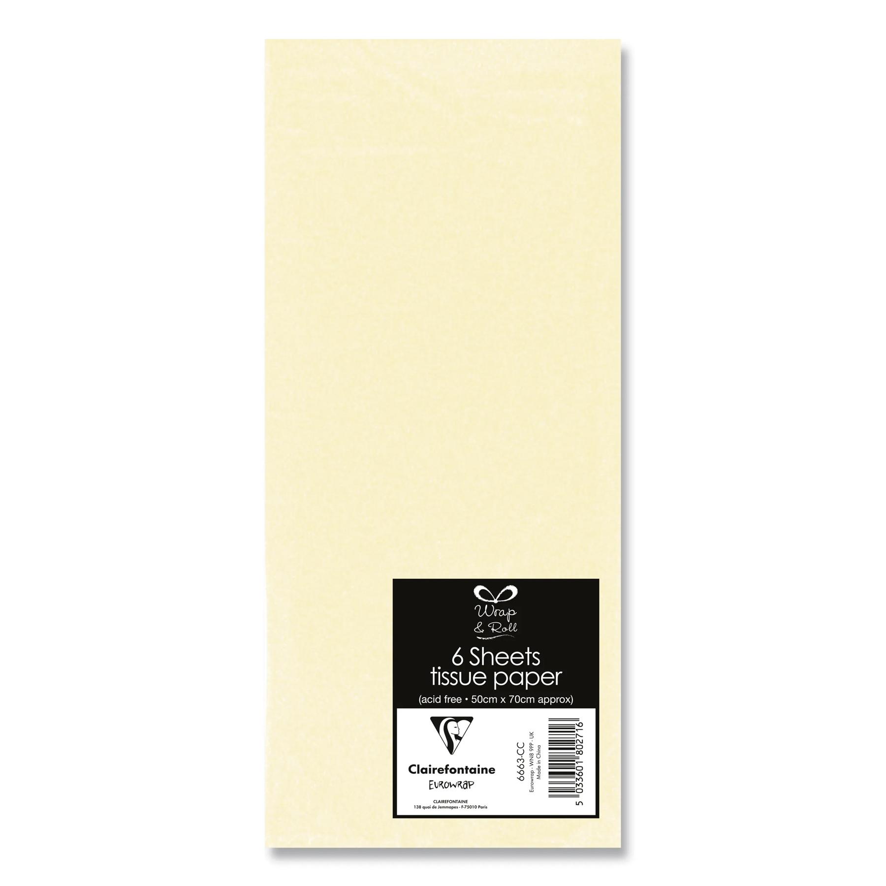 CARTA VELINA 50X70 CREMA 6PZ 6663-CC