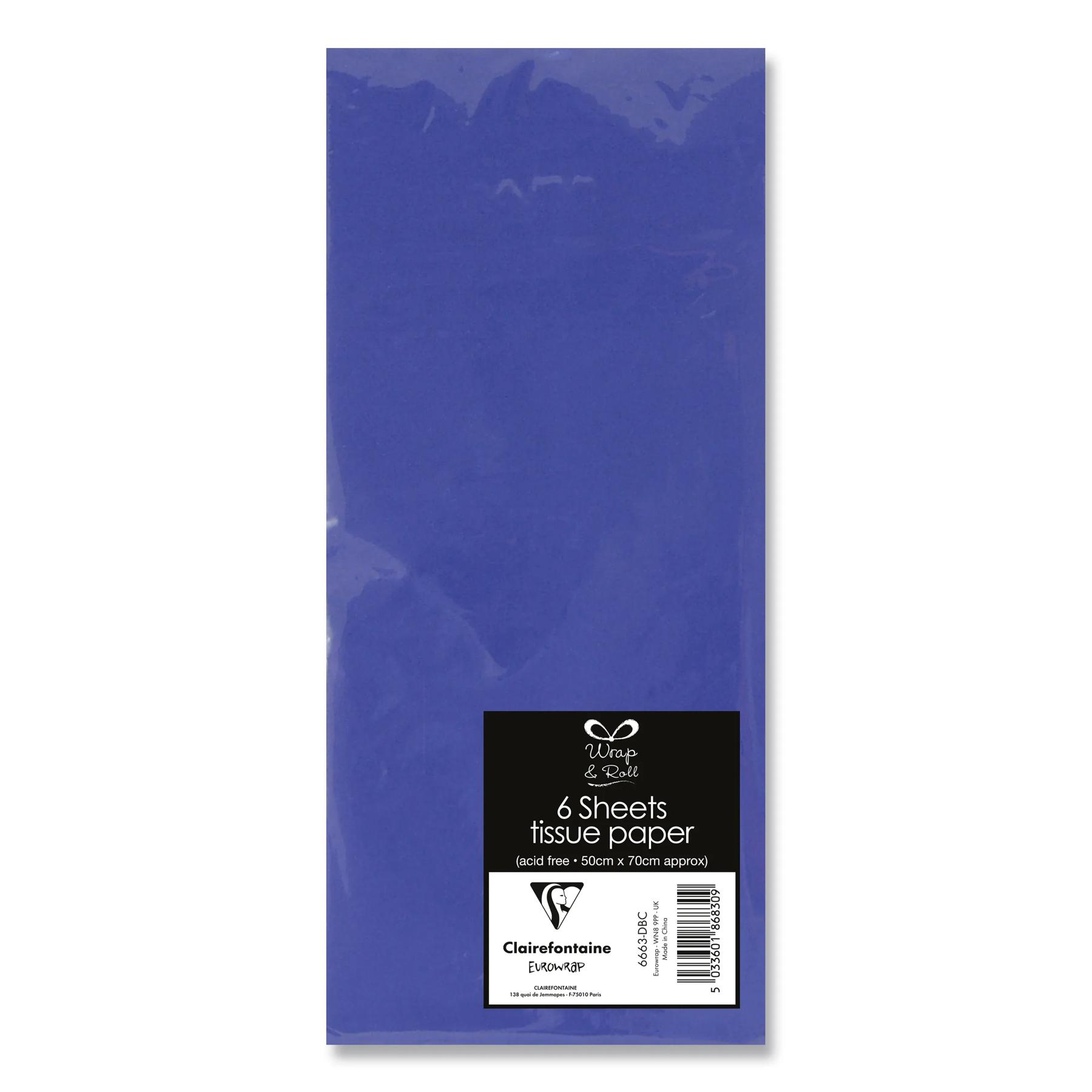 CARTA VELINA 50X70 BLU 6PZ 6663-DBC