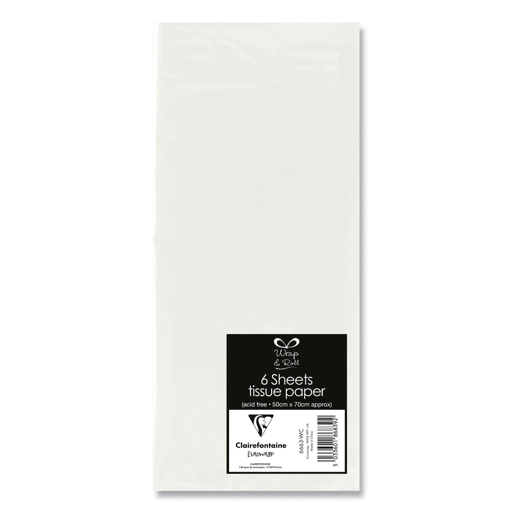 CARTA VELINA 50X70 BIANCO 6PZ 6663-WC