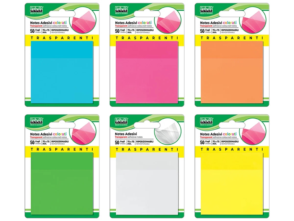 MEMOSTICK NOTES ADESIVI COLORATI 50FF 81639