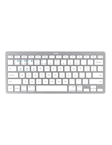 TASTIERA WIRELESS BLUETOOTH ULTRA THIN ARGENTO TRUST 24652