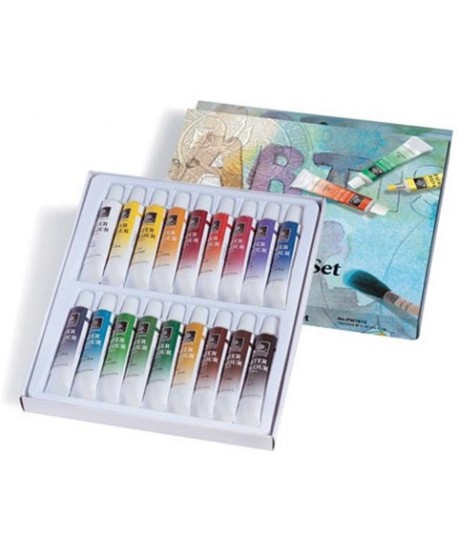 SCATOLA COLORI ACQUERELLO 18 TUBI 12ML 11578