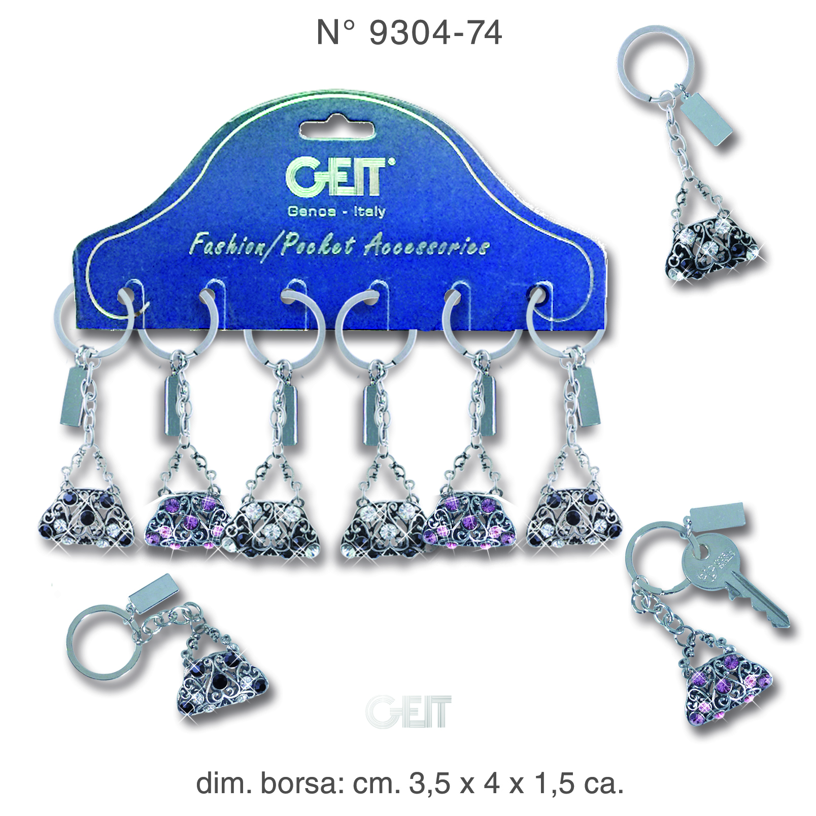 PORTACHIAVI ASSORTITI 9304-74