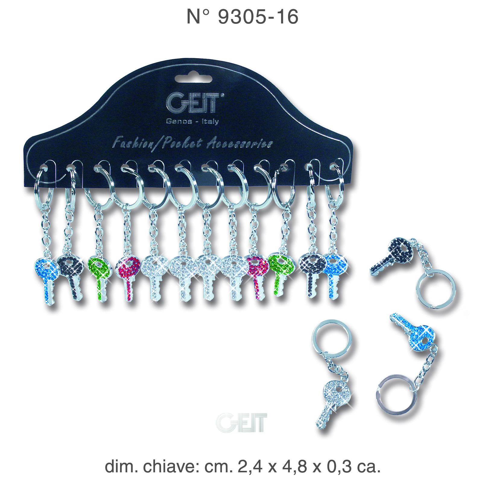 PORTACHIAVI ASSORTITI 9305-16