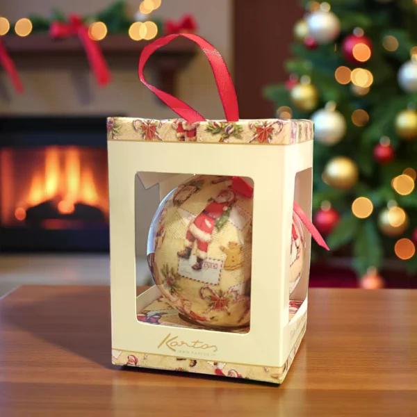SFERA NATALIZIA BABBO NATALE E LETTERE 22913100
