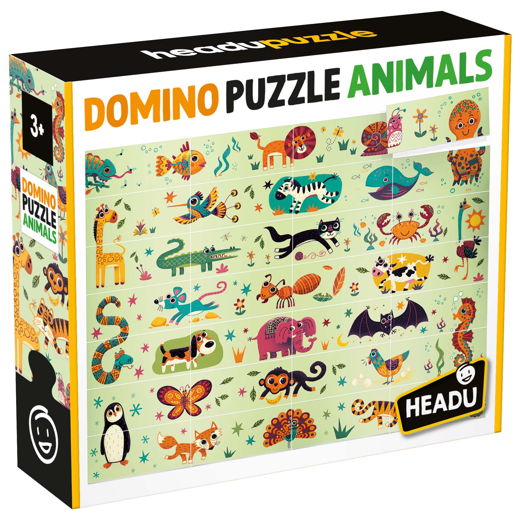 DOMINO PUZZLE ANIMALS MU55270