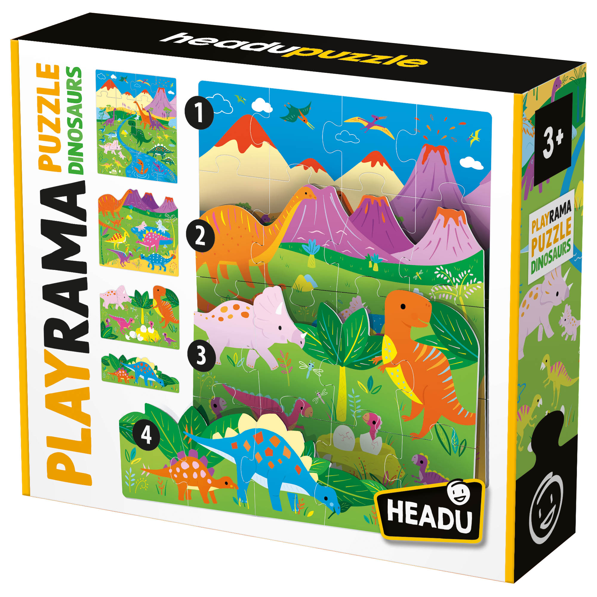 PLAYRAMA PUZZLE THE DINOSAURS MU55300