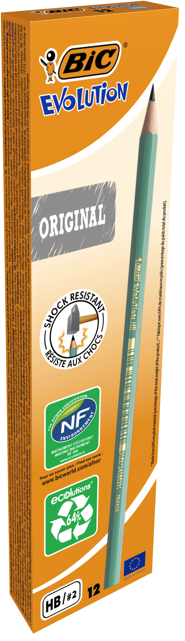 MATITE BIC EVOLUTION ORIGINAL HB 12PZ 8803112