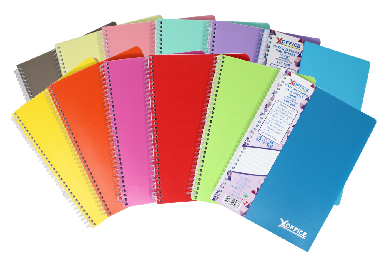 MAXI QUADERNO SPIRALE XOFFICE A4 1R 140FG. 70642