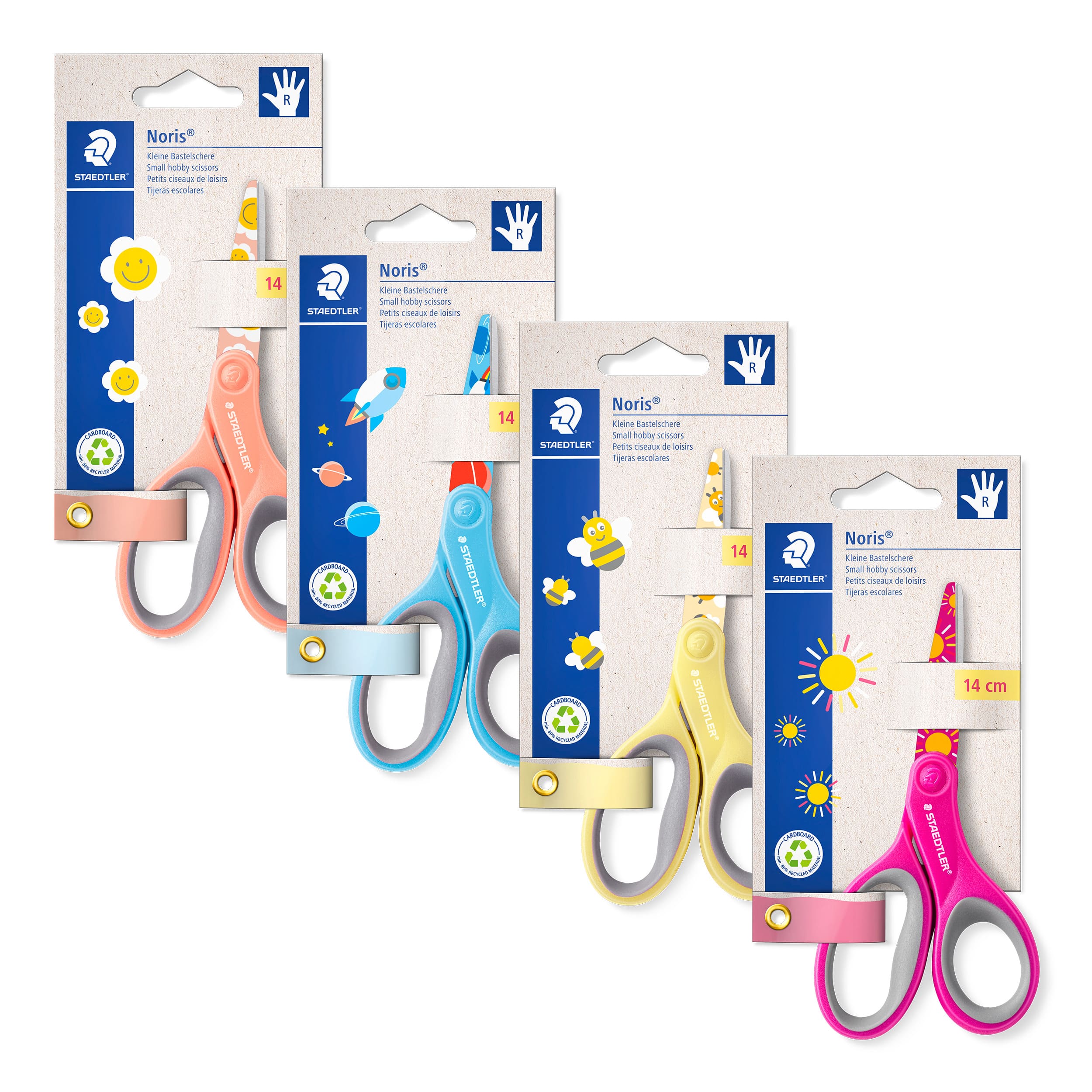 FORBICE NORIS CLUB PASTELLO 14CM 965 14P BK