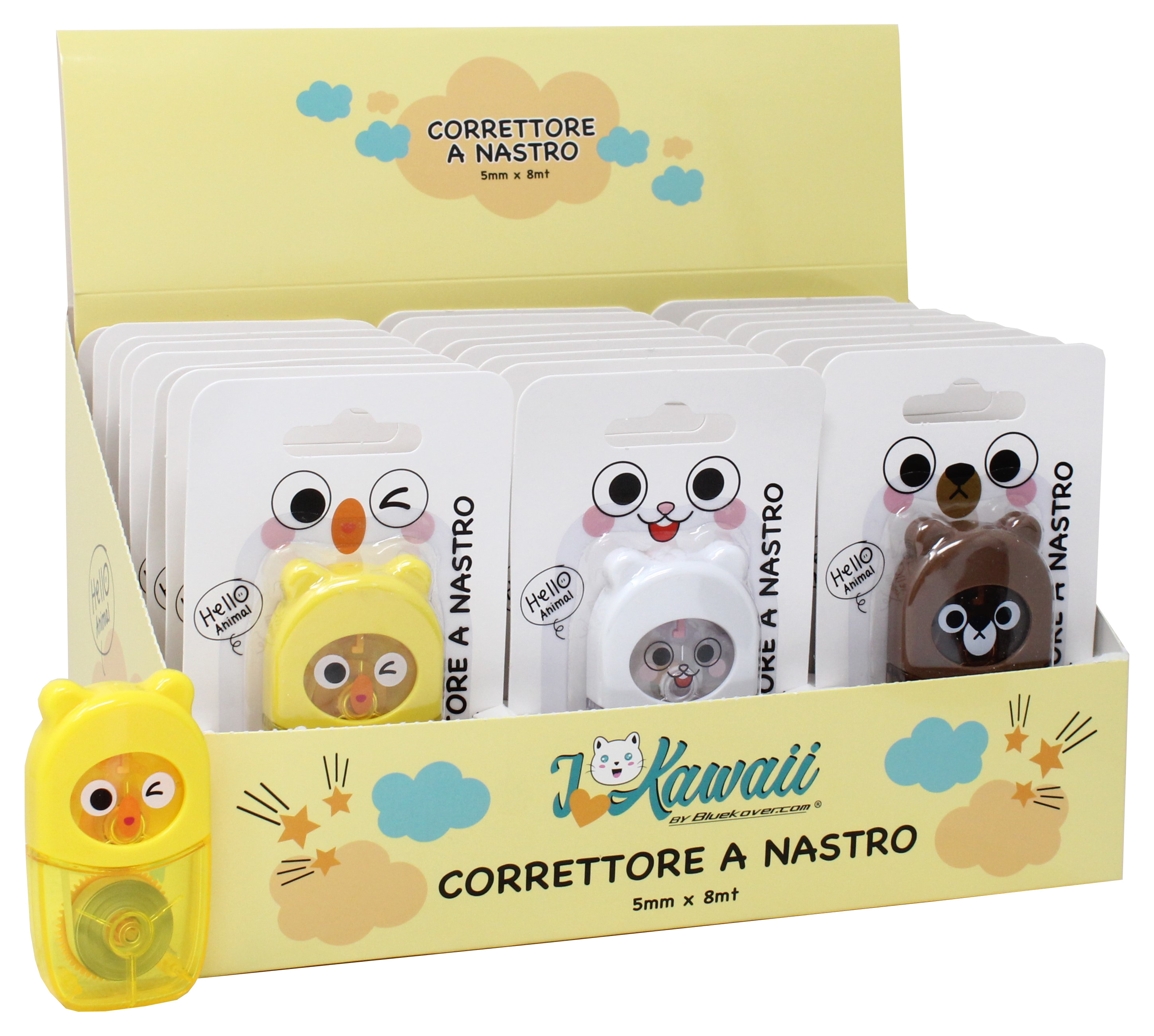 CORRETTORE A NASTRO KAWAII ANIMAL 84244