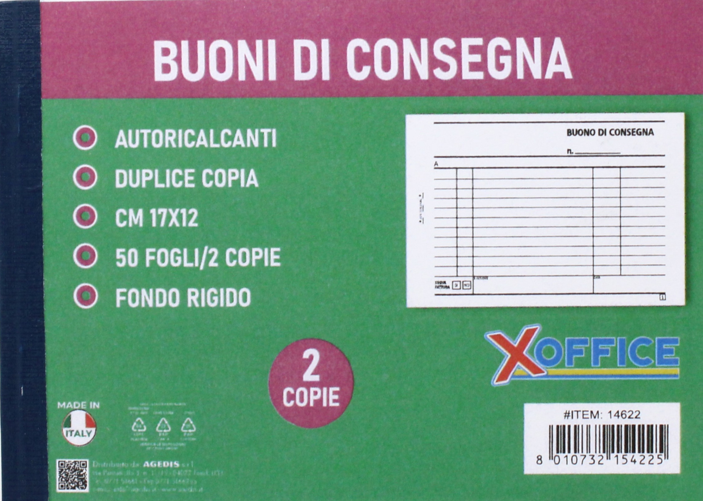 BLOCCO BUONI CONSEGNA 50X2 12X17 14622