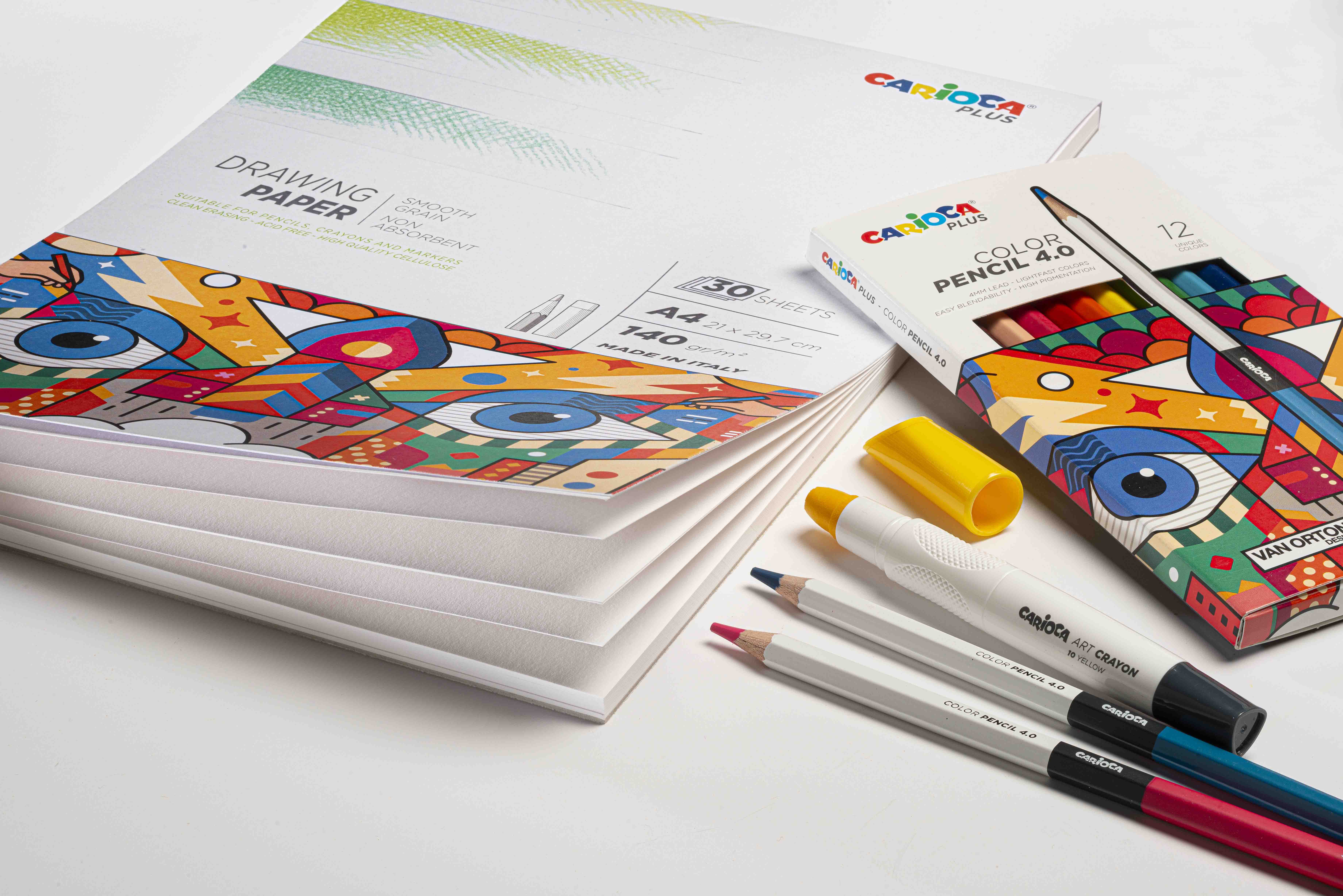 CARIOCA PLUS DRAWING PAPER A4 45221