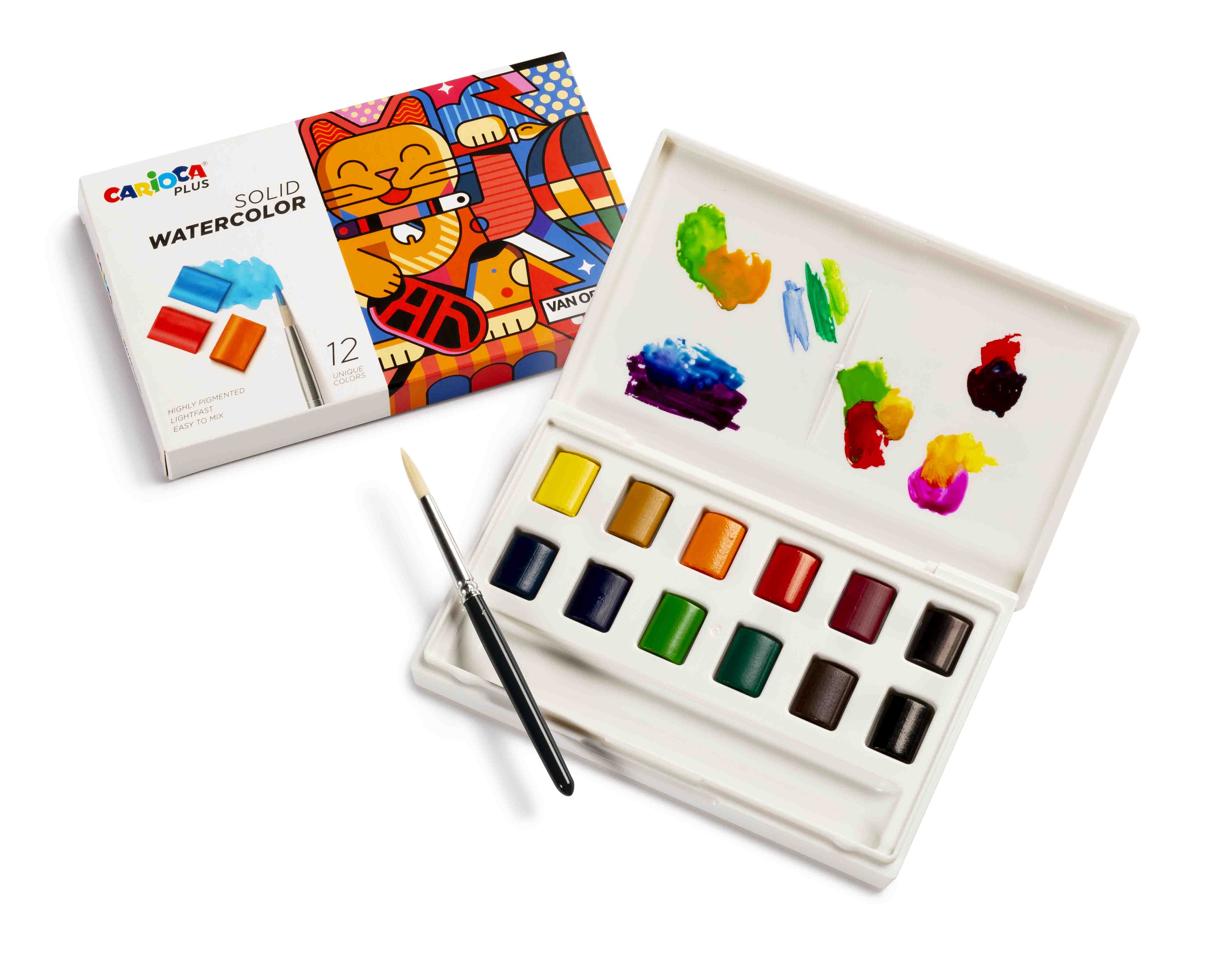 CARIOCA PLUS ACQUERELLI 12PZ 45210