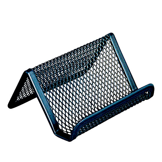 PORTABIGLIETTI DA VISITA METALLO NERO 16NIK073