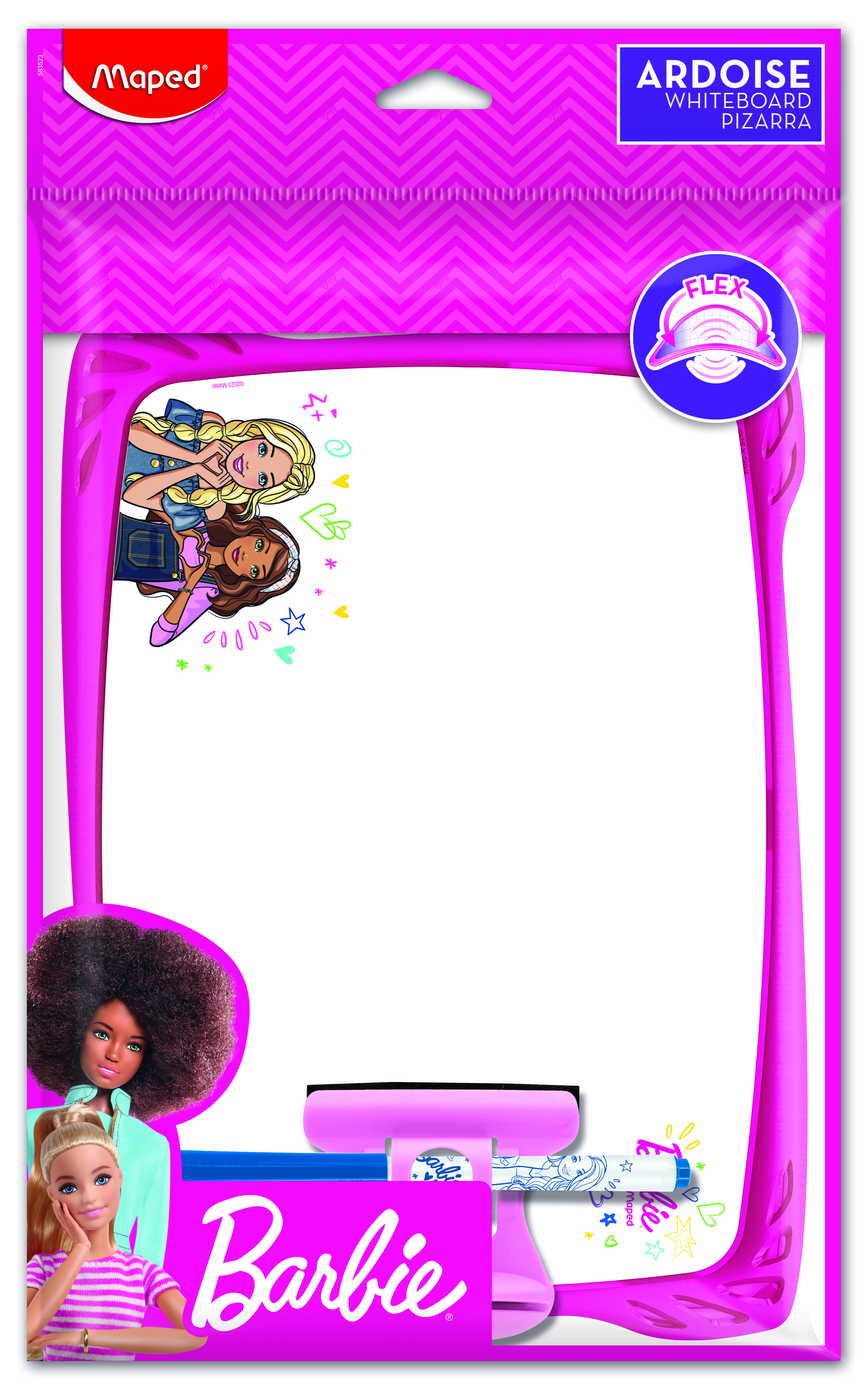 MAPED BARBIE LAVAGNA INFRANGIBILE 583523