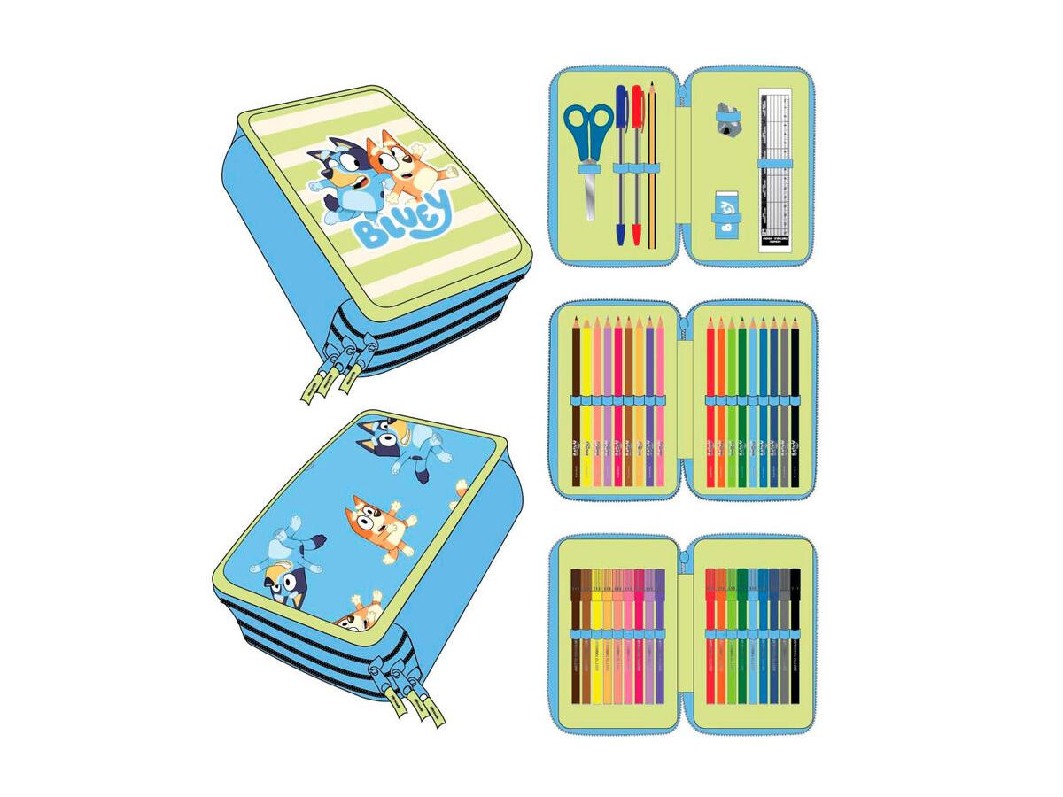 ASTUCCIO 3 ZIP CON ACCESSORI BLUEY 2700000945
