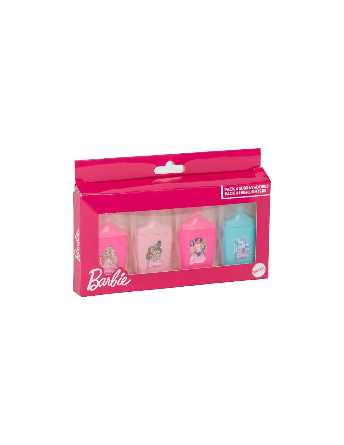 SET 4 EVIDENZIATORI BARBIE 2700001290