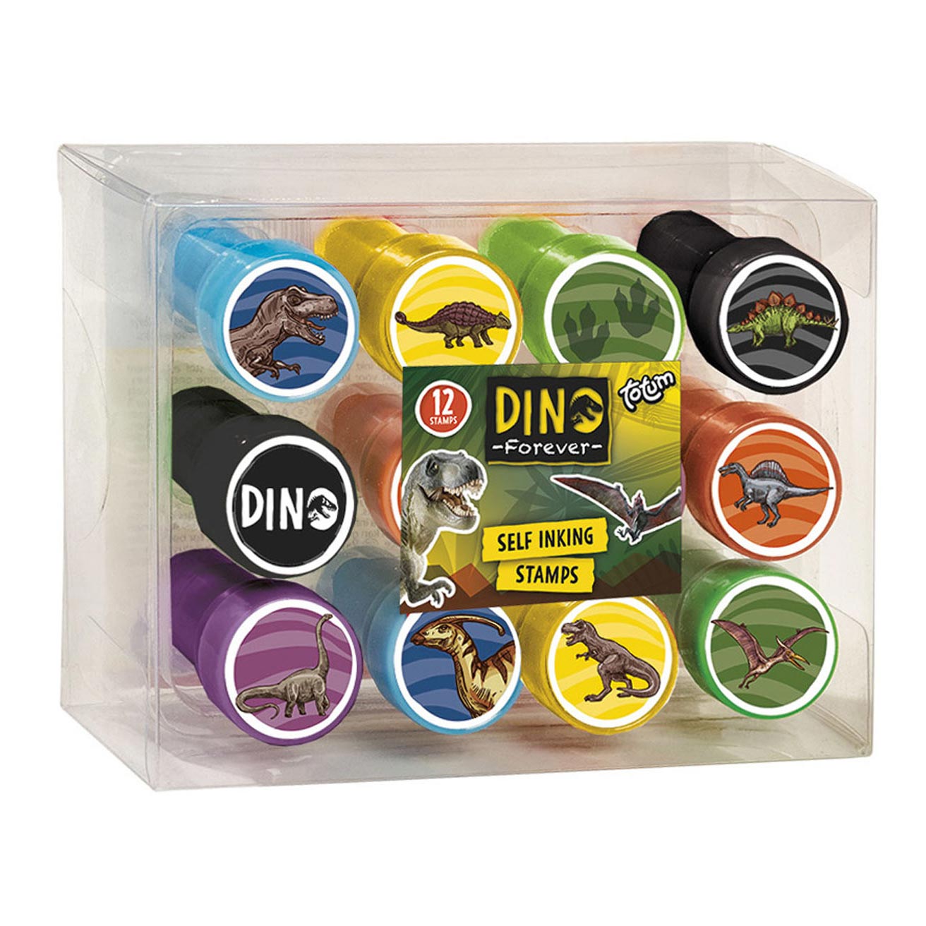 DINO SELFINKING STAMPS 075023
