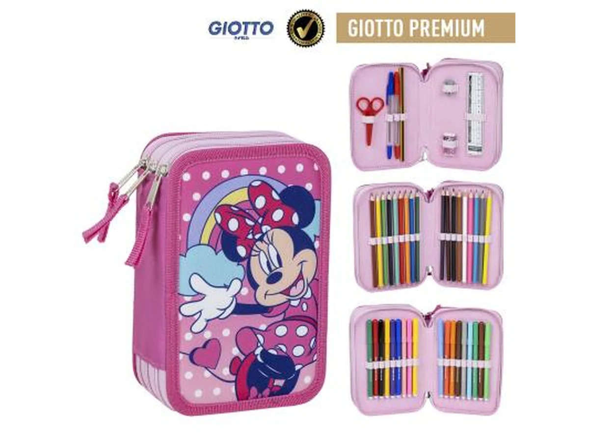 ASTUCCIO 3 ZIP CON ACCESSORI MINNIE 2700001260