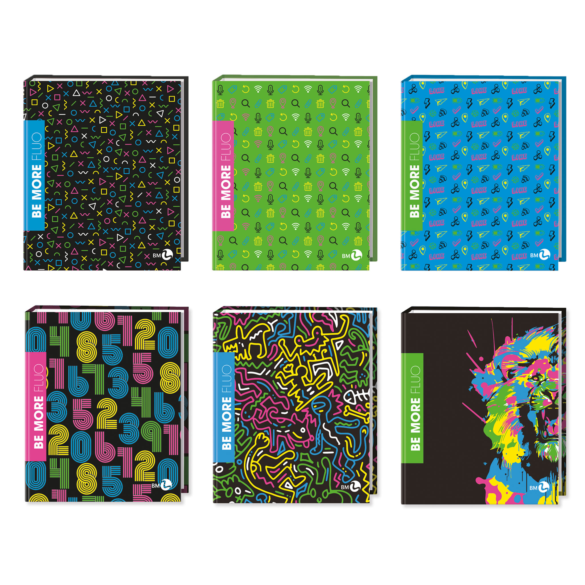 CARTELLA 4 ANELLI DIAM 30 FLUO 0122640