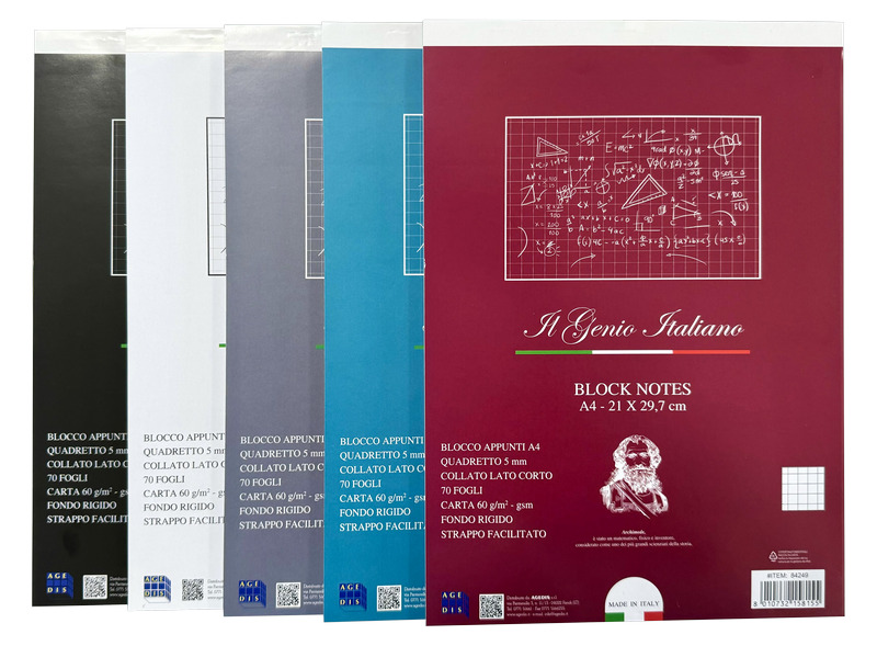 BLOCCO XOFFICE A4 70FF RIG. 5M 84249