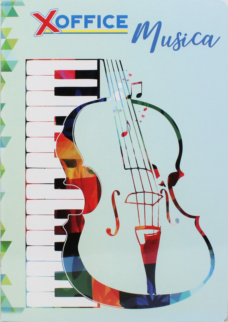 MAXI QUADERNO MUSICA 16FG XOFFICE 100GR 10PZ 72255