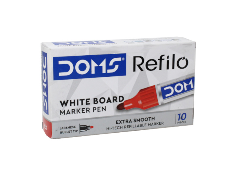 PENNARELLO DOMS REFILO PER LAVAGNA ROSSO 76595