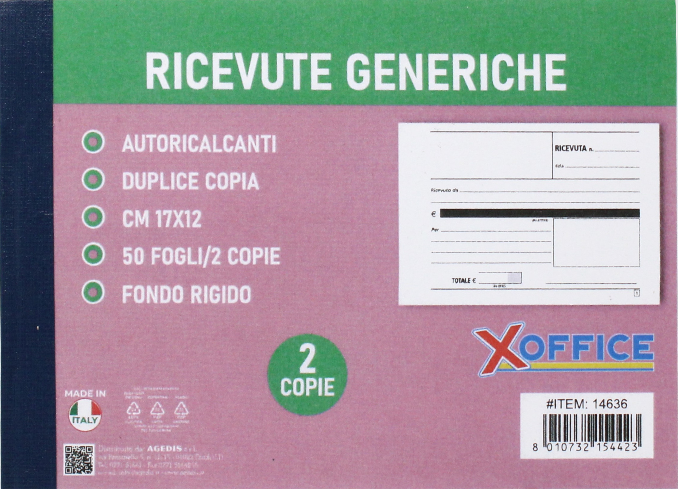 RICEVUTE GENERICHE 50X2 12X17 14636