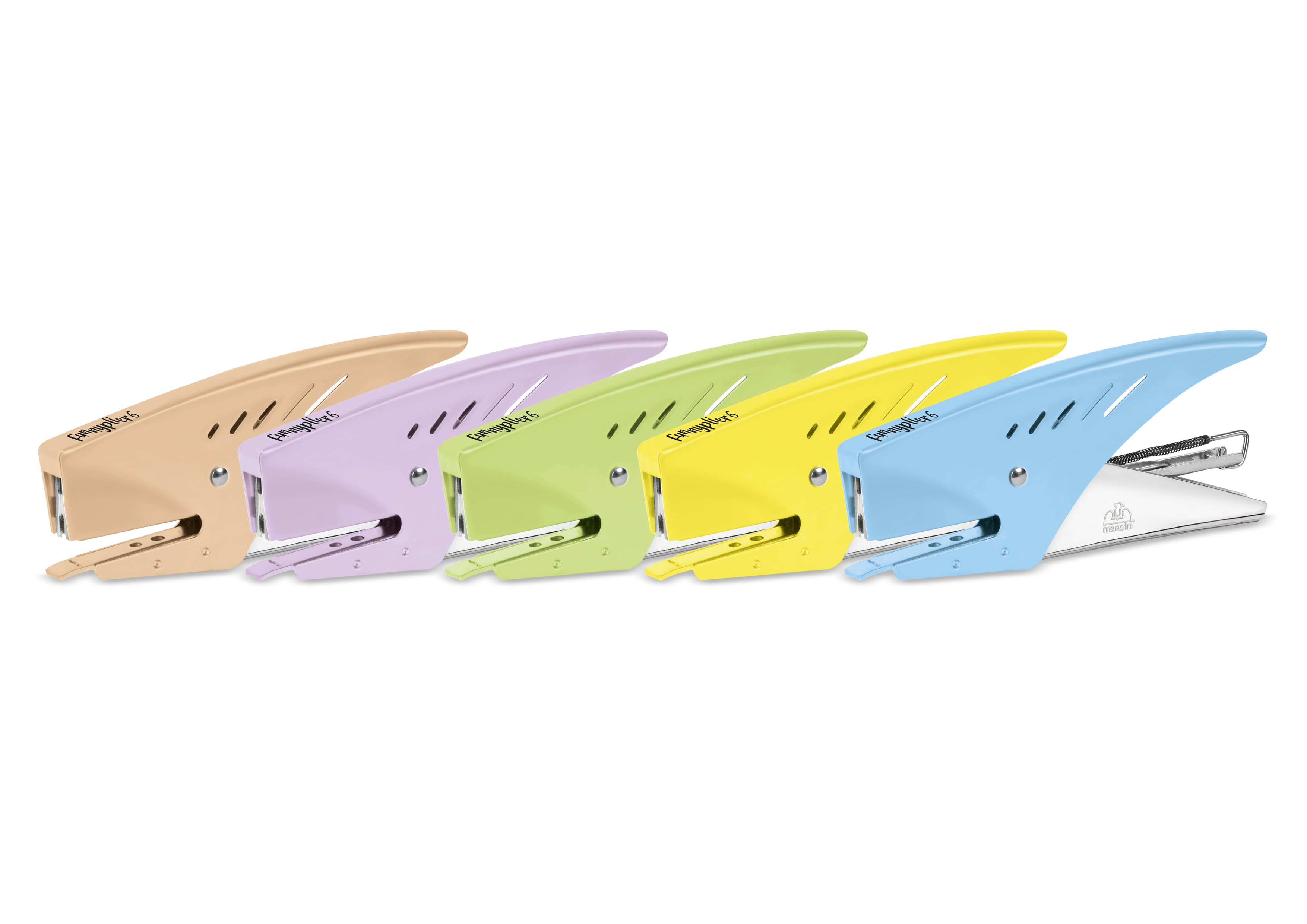 CUCITRICE FUNNYPLIER 6 COLORI PASTELLO 0001404