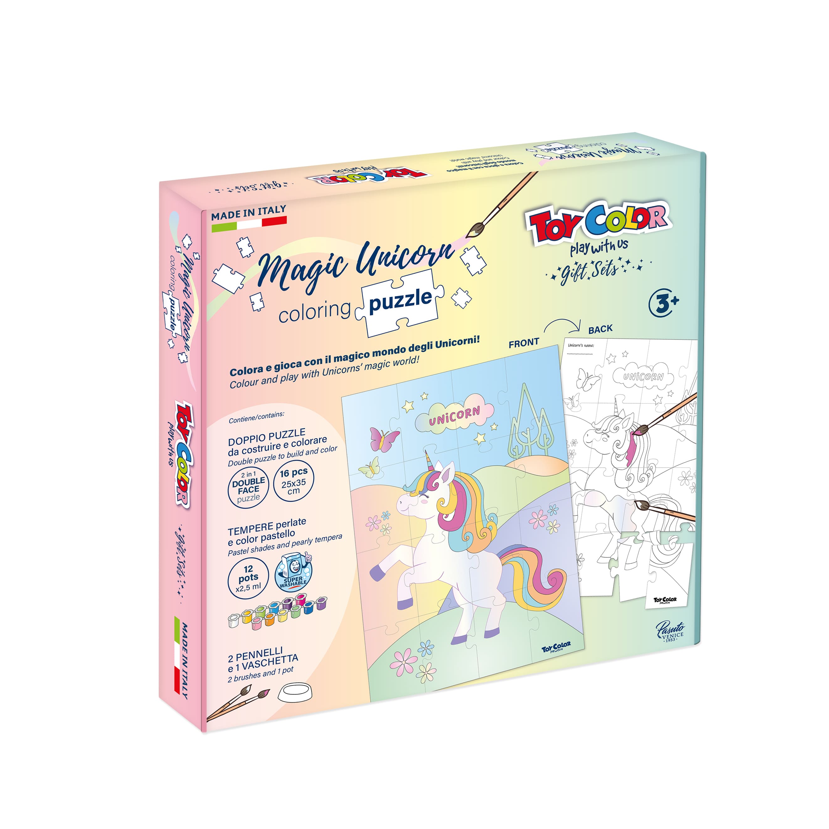 CONFEZIONE MAGIC UNICORNO COLORING PUZZLE 4020.000.TOY