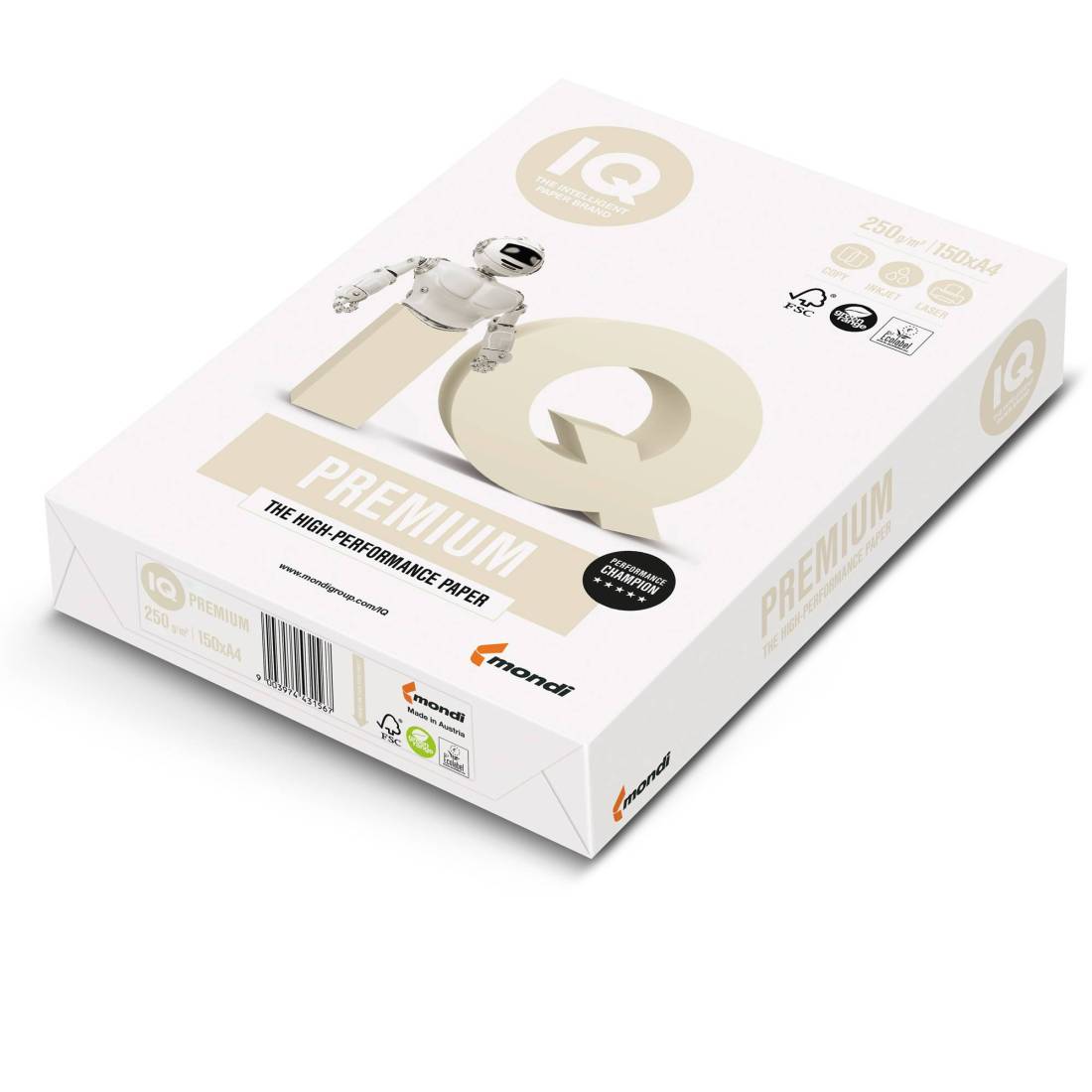 RISMA TONER SECCO GR 250 150FG A4 IQ PREMIUM IQ250/A4