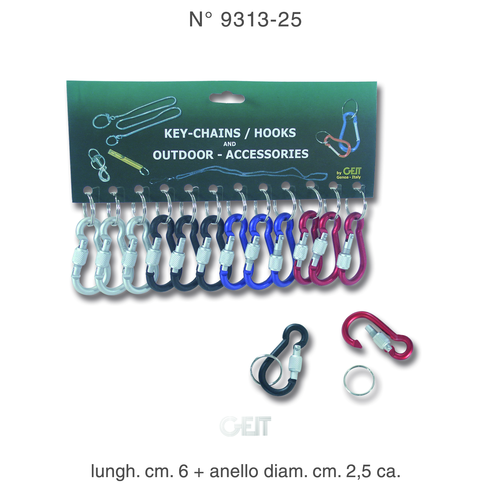 GANCIO IN ALLUMINIO CON CHIUSURA 9313-25