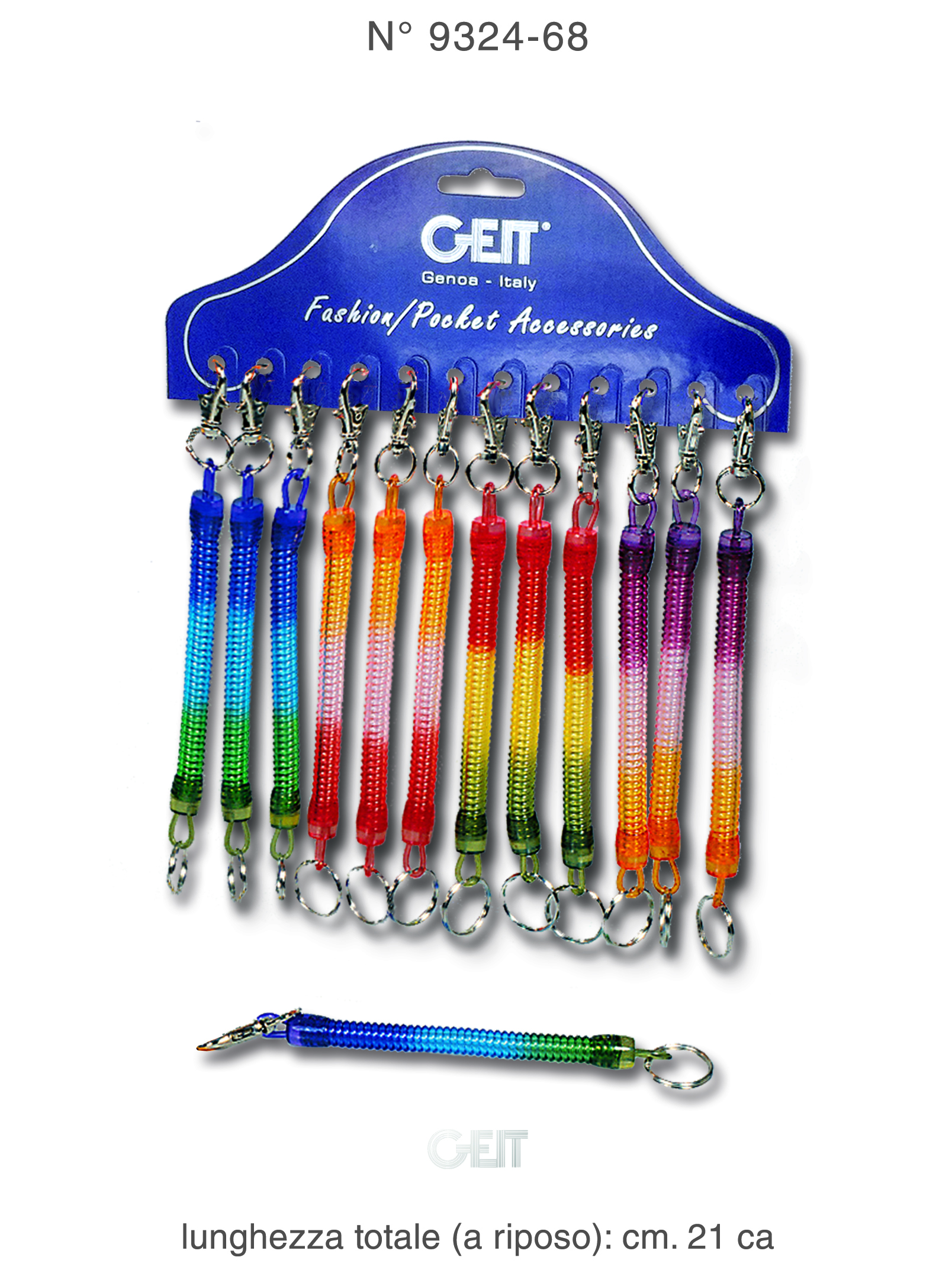 MOSCHETTONE CON MOLLA 12PZ 9324-68