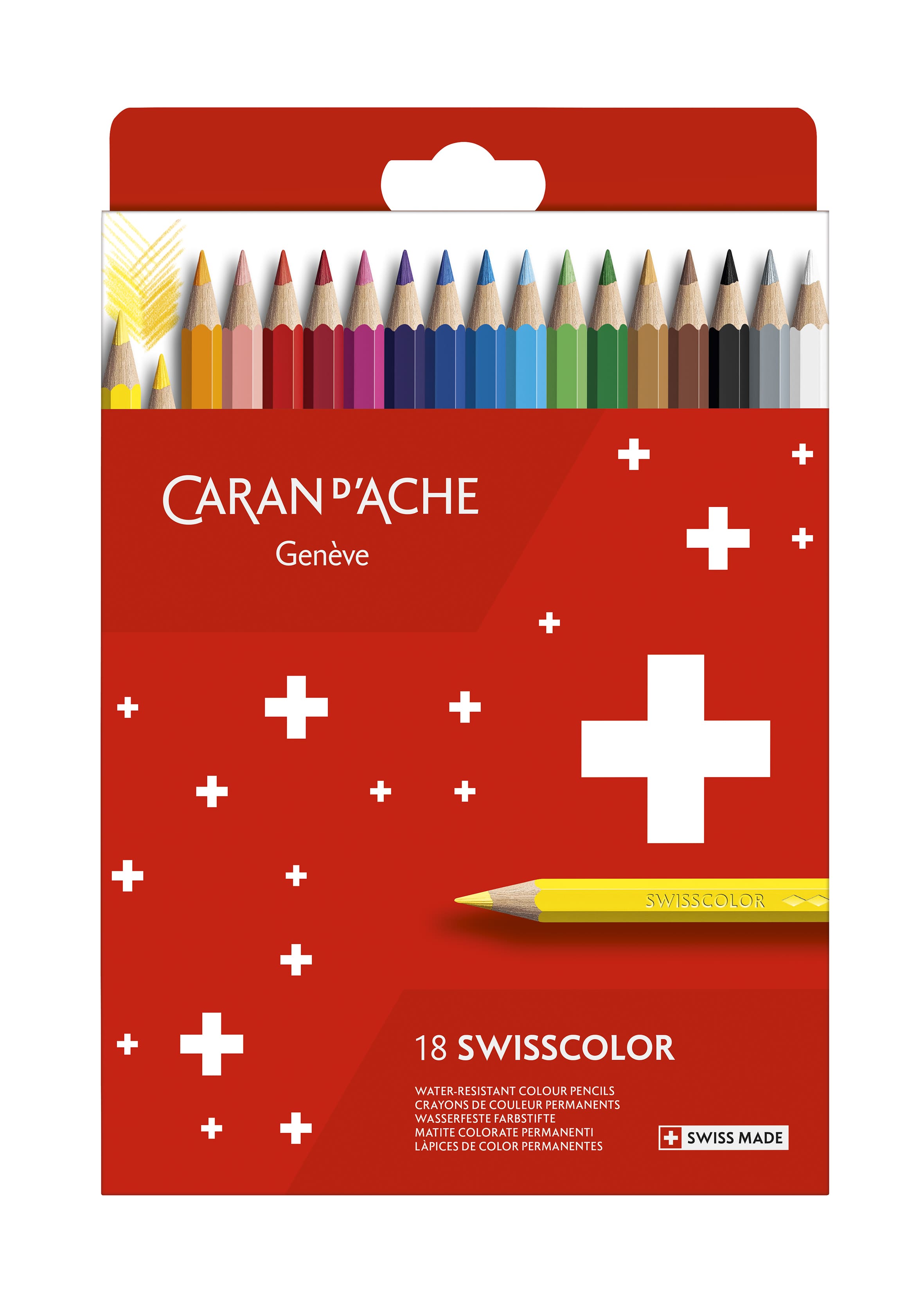 SWISSCOLOR SC.CARTONE 18 COLORI ACQUARELLABILI 1285818