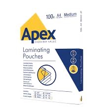 POUCHES A4 125 MY 100 PZ. APEX 6003501